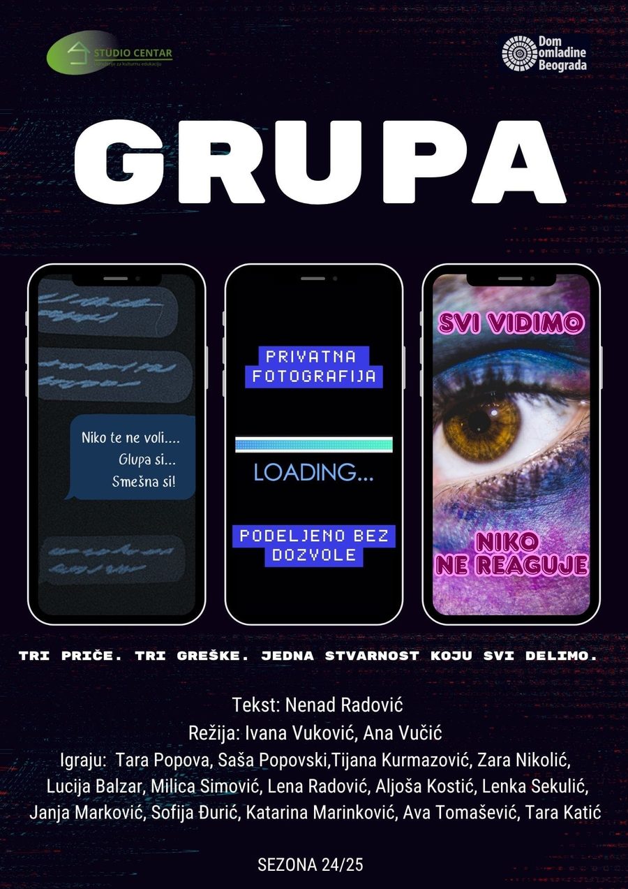 Plakat predstave Grupa
